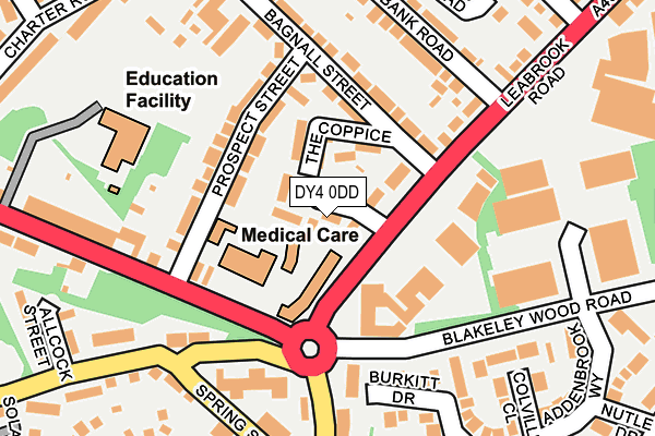 DY4 0DD map - OS OpenMap – Local (Ordnance Survey)