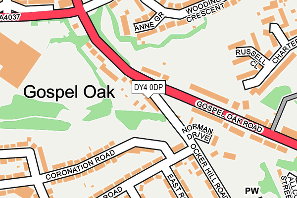 DY4 0DP map - OS OpenMap – Local (Ordnance Survey)