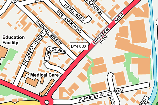 DY4 0DX map - OS OpenMap – Local (Ordnance Survey)