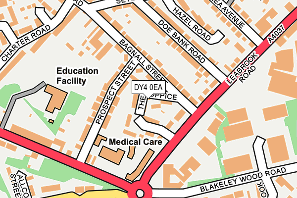 DY4 0EA map - OS OpenMap – Local (Ordnance Survey)