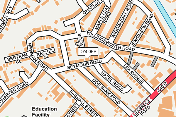 DY4 0EP map - OS OpenMap – Local (Ordnance Survey)