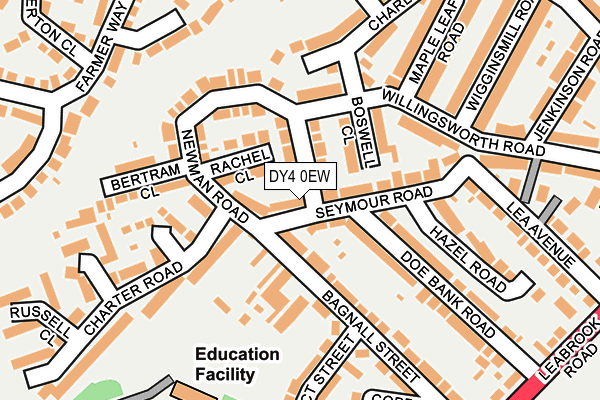DY4 0EW map - OS OpenMap – Local (Ordnance Survey)