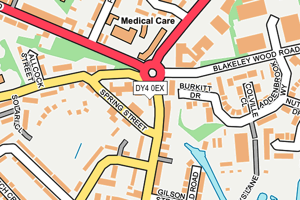DY4 0EX map - OS OpenMap – Local (Ordnance Survey)