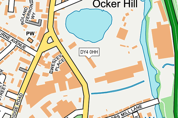 DY4 0HH map - OS OpenMap – Local (Ordnance Survey)