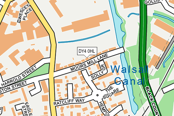 DY4 0HL map - OS OpenMap – Local (Ordnance Survey)
