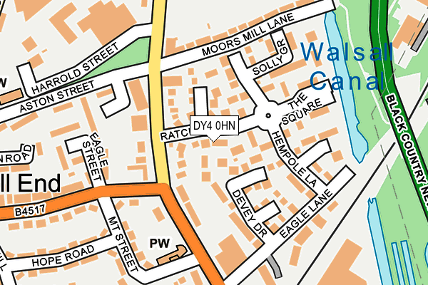 DY4 0HN map - OS OpenMap – Local (Ordnance Survey)