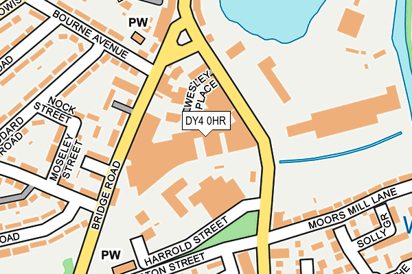 DY4 0HR map - OS OpenMap – Local (Ordnance Survey)