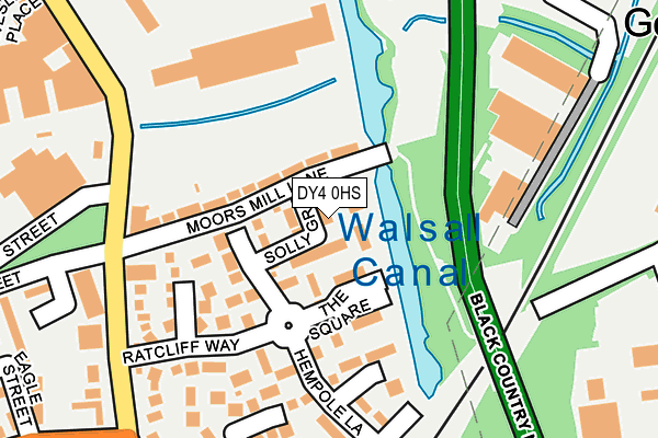 DY4 0HS map - OS OpenMap – Local (Ordnance Survey)