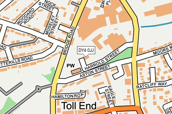 DY4 0JJ map - OS OpenMap – Local (Ordnance Survey)