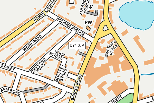 DY4 0JP map - OS OpenMap – Local (Ordnance Survey)