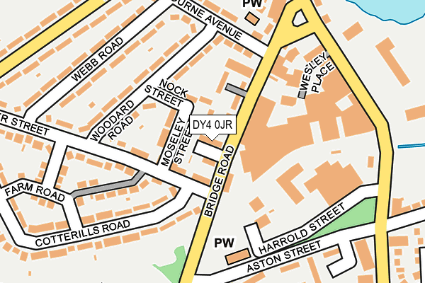DY4 0JR map - OS OpenMap – Local (Ordnance Survey)