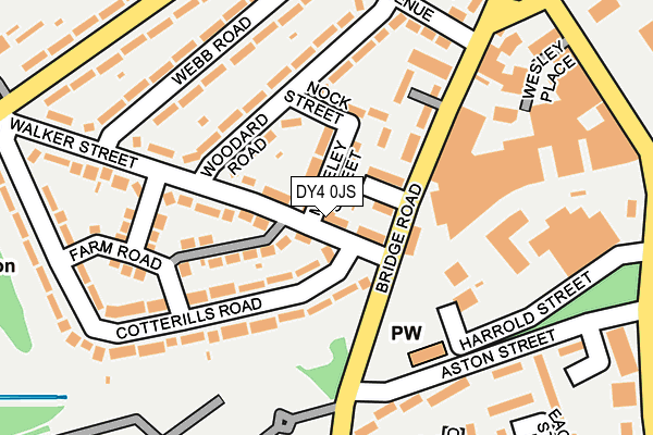 DY4 0JS map - OS OpenMap – Local (Ordnance Survey)
