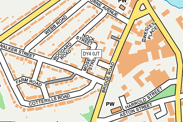 DY4 0JT map - OS OpenMap – Local (Ordnance Survey)