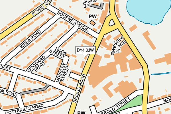 DY4 0JW map - OS OpenMap – Local (Ordnance Survey)
