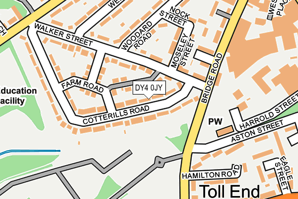 DY4 0JY map - OS OpenMap – Local (Ordnance Survey)