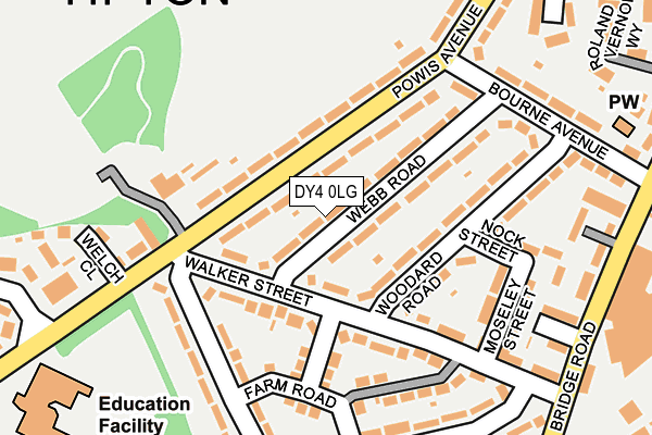 DY4 0LG map - OS OpenMap – Local (Ordnance Survey)