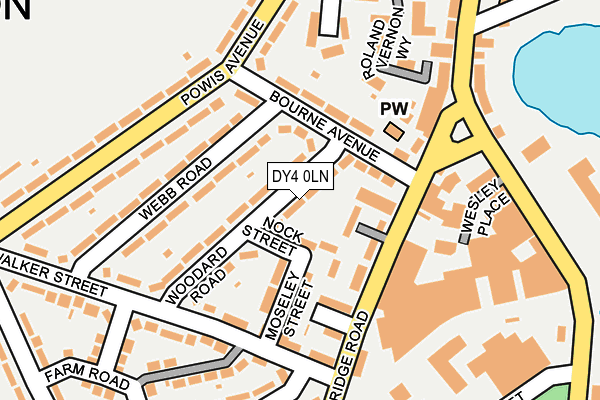 DY4 0LN map - OS OpenMap – Local (Ordnance Survey)