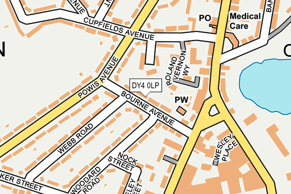 DY4 0LP map - OS OpenMap – Local (Ordnance Survey)