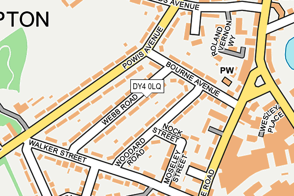 DY4 0LQ map - OS OpenMap – Local (Ordnance Survey)