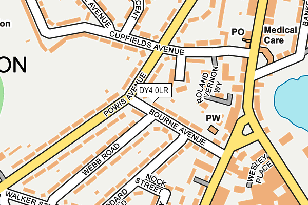 DY4 0LR map - OS OpenMap – Local (Ordnance Survey)
