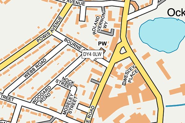 DY4 0LW map - OS OpenMap – Local (Ordnance Survey)