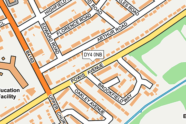 DY4 0NB map - OS OpenMap – Local (Ordnance Survey)