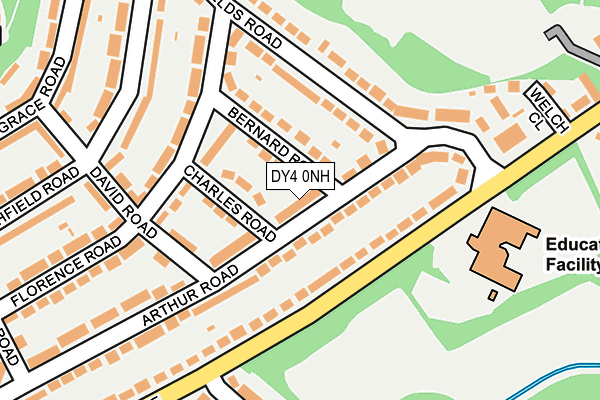 DY4 0NH map - OS OpenMap – Local (Ordnance Survey)