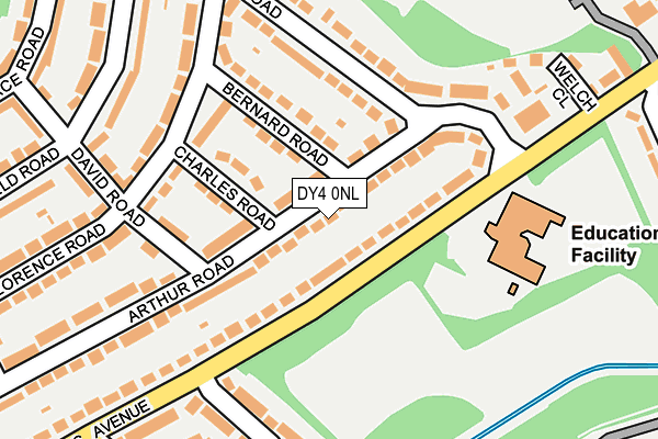 DY4 0NL map - OS OpenMap – Local (Ordnance Survey)