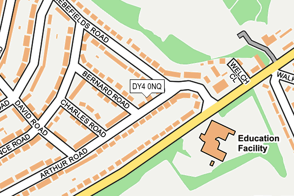 DY4 0NQ map - OS OpenMap – Local (Ordnance Survey)