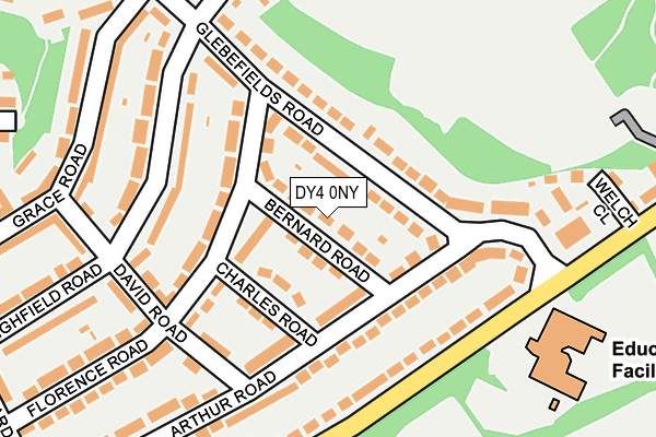 DY4 0NY map - OS OpenMap – Local (Ordnance Survey)