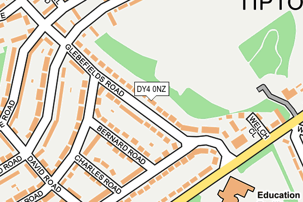 DY4 0NZ map - OS OpenMap – Local (Ordnance Survey)