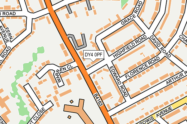 DY4 0PF map - OS OpenMap – Local (Ordnance Survey)