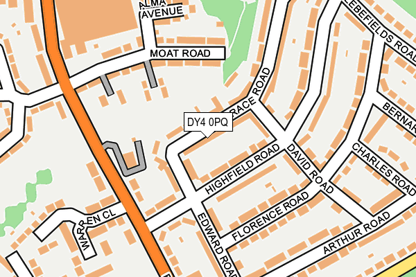 DY4 0PQ map - OS OpenMap – Local (Ordnance Survey)