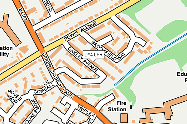 DY4 0PR map - OS OpenMap – Local (Ordnance Survey)