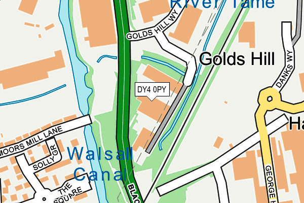 DY4 0PY map - OS OpenMap – Local (Ordnance Survey)