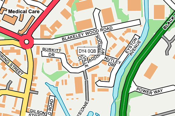 DY4 0QB map - OS OpenMap – Local (Ordnance Survey)