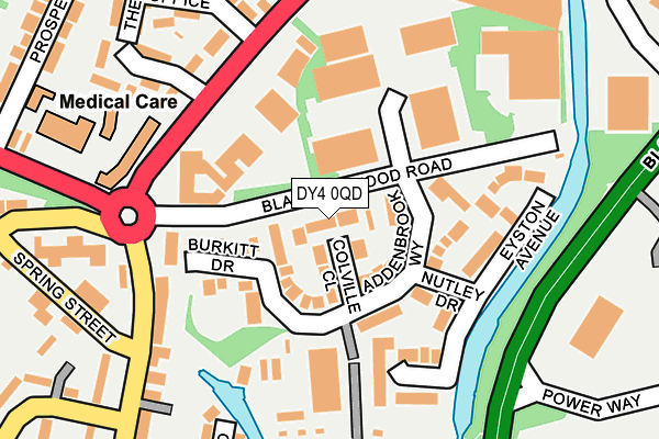 DY4 0QD map - OS OpenMap – Local (Ordnance Survey)