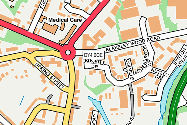 DY4 0QE map - OS OpenMap – Local (Ordnance Survey)