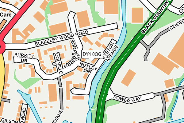 DY4 0QG map - OS OpenMap – Local (Ordnance Survey)