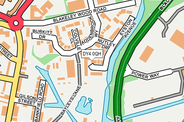 DY4 0QH map - OS OpenMap – Local (Ordnance Survey)