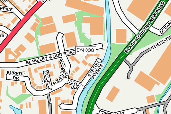 DY4 0QQ map - OS OpenMap – Local (Ordnance Survey)