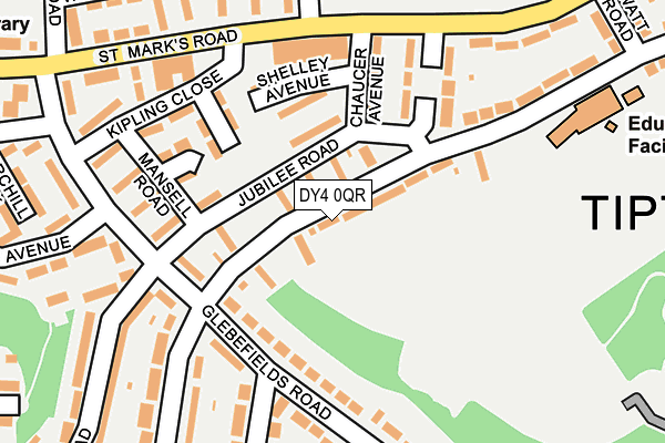 DY4 0QR map - OS OpenMap – Local (Ordnance Survey)