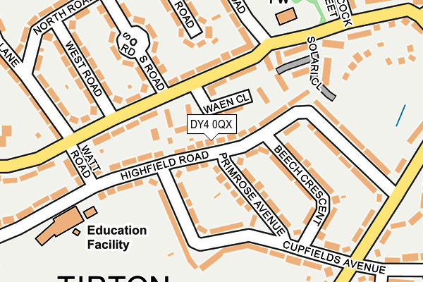 DY4 0QX map - OS OpenMap – Local (Ordnance Survey)