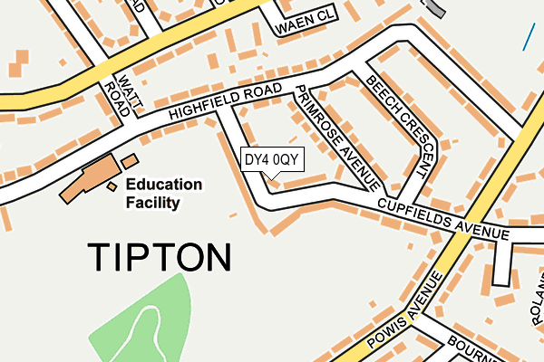 DY4 0QY map - OS OpenMap – Local (Ordnance Survey)