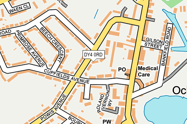 DY4 0RD map - OS OpenMap – Local (Ordnance Survey)