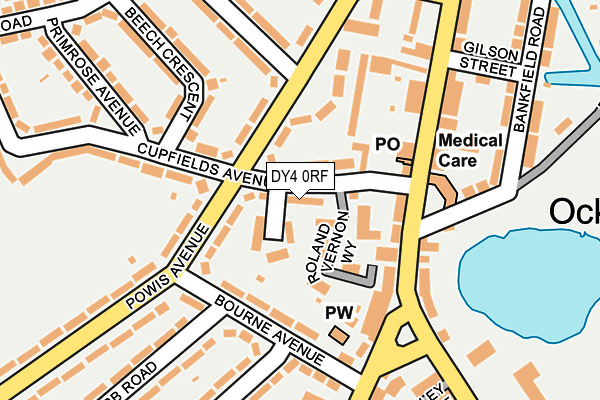 DY4 0RF map - OS OpenMap – Local (Ordnance Survey)