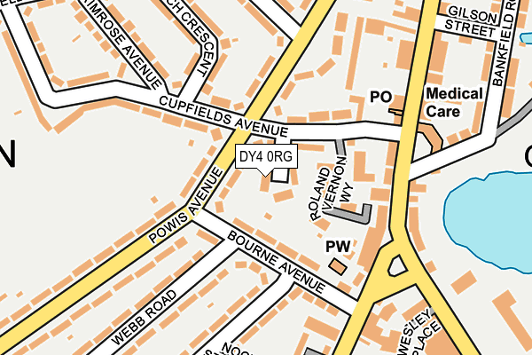 DY4 0RG map - OS OpenMap – Local (Ordnance Survey)