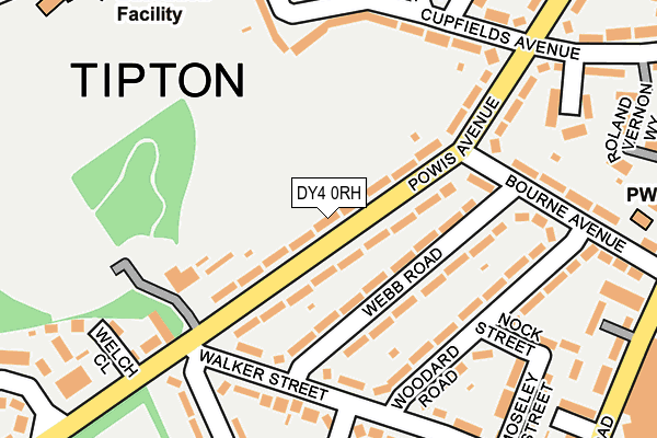 DY4 0RH map - OS OpenMap – Local (Ordnance Survey)