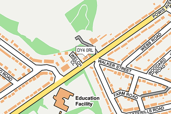 DY4 0RL map - OS OpenMap – Local (Ordnance Survey)