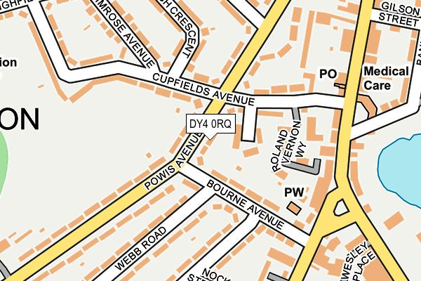 DY4 0RQ map - OS OpenMap – Local (Ordnance Survey)